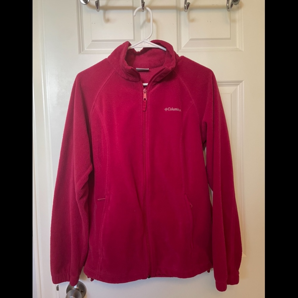 Pink Columbia Fleece zip up
